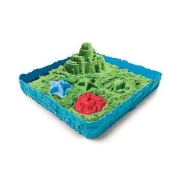Набір піску для дитячої творчості Wacky-Tivities Kinetic Sand, зелений, 454 г (71402G) - Pampik - 2