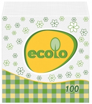 

Салфетки Ecolo, белый, 100 шт