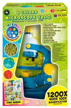 Мікроскоп 1200х Science Agents, 4 кольорових фільтра (44012) - Pampik - 2