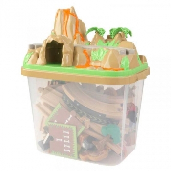 Дерев'яна залізниця KidKraft Динозаври (18016) - Pampik - 5