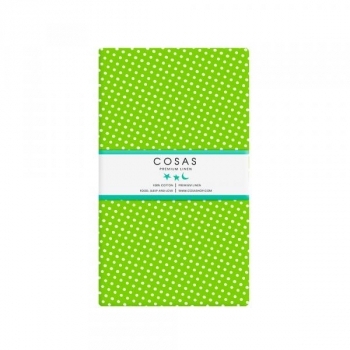 Простирадло на резинці Cosas Преміум, 120х60х10 см, салатовий - Pampik