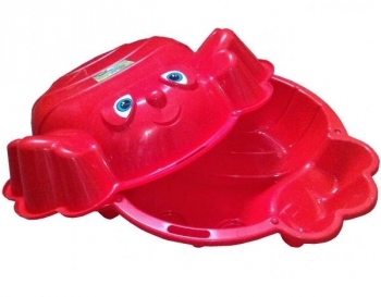 Пісочниця KHW Kunststoff Краб, подвійна, червоний (72001) - Pampik