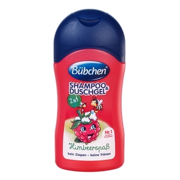 Шампунь для волосся і тіла Bubchen Ведмедикова малина, 50 мл - Pampik