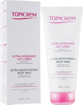 Ультразволожувальна емульсія для тіла Topicrem Ultra Hydratante, 200 мл - Pampik - 2