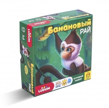 Настільна гра з розповіддю й аудіо Ludum Банановий Рай, рос. мова (LD1046-03) - Pampik