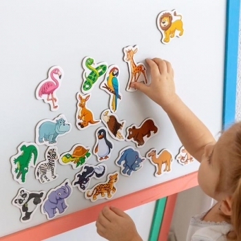 Набір магнітів Magdum Щасливі дітки Зоопарк (ML4031-01 EN) - Pampik - 5