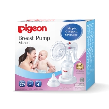 Ручной молокоотсос Pigeon с бутылочкой (26488) - Pampik - 4