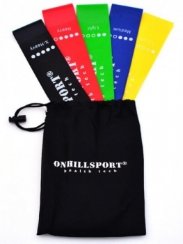 Набір еспандерів для фітнесу OnhillSport Mini Bands 5 в 2 (ES-1001) - Pampik - 3
