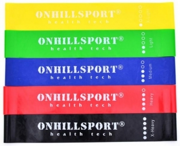 Набір еспандерів для фітнесу OnhillSport Mini Bands 5 в 2 (ES-1001) - Pampik - 2