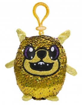 М'яка іграшка-брелок Shimmeez S2 Енергійний Мопс, 9 см, жовтий (SH01052P) - Pampik