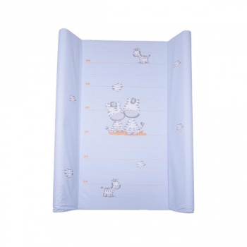 Пеленатор Lorelli (Bertoni) Hard Short Зебри, 71х50 см, блакитний (19630) - Pampik