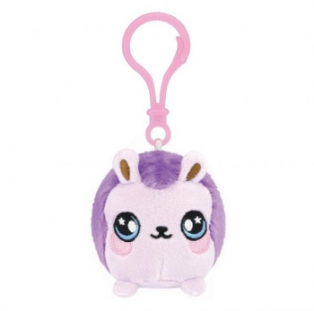 Ароматна м'яка іграшка-брелок Squeezamals S2 Чудовий Їжачок, 6 см, ліловий (SQS00710H) - Pampik