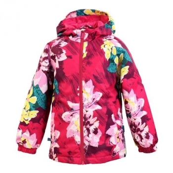 Куртка Huppa Alexis Fuchsia Pattern, поліестер, р.152, фуксія (18160010-91363-152) - Pampik