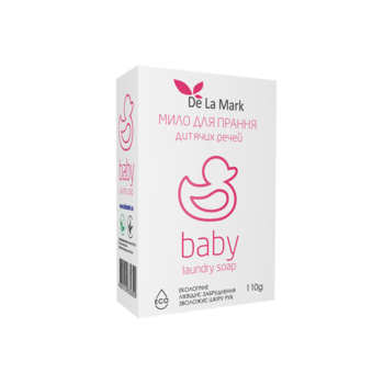 Мило для прання дитячих речей De La Mark Baby, 110 г - Pampik