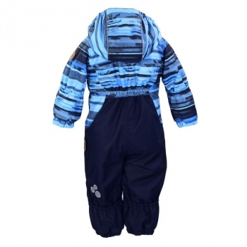 Комбинезон Huppa Golden Blue Pattern/Navy, полиэстер, р.92, темно-синий с синим (36080010-90535-092) - Pampik - 2