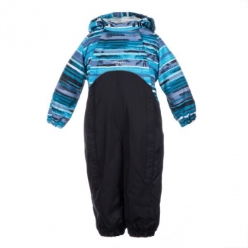 Комбинезон Huppa Golden Petrol Pattern/Black, полиэстер, р.92, синий с черным (36080010-90566-092) - Pampik