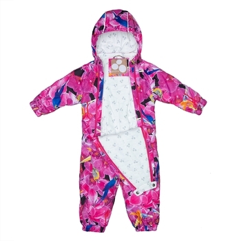 Комбінезон Huppa Golden Fuchsia Pattern, поліестер, р.80, фуксія (36080010-91263-080) - Pampik - 4