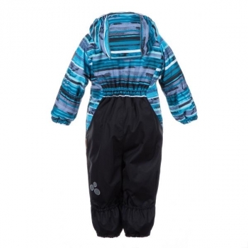 Комбинезон Huppa Golden Petrol Pattern/Black, полиэстер, р.86, синий с черным (36080010-90566-086) - Pampik - 2