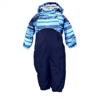 Комбинезон Huppa Golden Blue Pattern/Navy, полиэстер, р.74, темно-синий с синим (36080010-90535-074) - Pampik