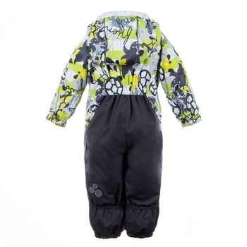 Комбинезон Huppa Golden Lime Pattern/Dark Gray, полиэстер, р.74, серый с лимонным (36080004-90147-074) - Pampik - 2
