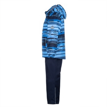 Комплект Huppa Yoko 1 Blue Pattern/Navy, полиэстер, р.122, синий с темно-синим (41190114-93335-122) - Pampik - 5