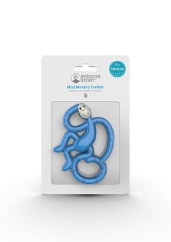 Іграшка-прорізувач Matchstick Monkey Маленька танцююча Мавпочка, блакитний (MM-МMT-002) - Pampik - 4