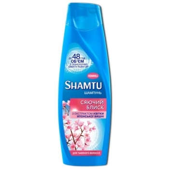 Шампунь Shamtu Сяючий Блиск, для тьмяного волосся, 360 мл - Pampik