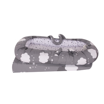 Люлька-переноска Sevi bebe, сірий (273-34) - Pampik - 2