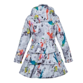 Пальто Huppa Leandra White Pattern, поліестер, р.146, білий (18030004-91220-146) - Pampik - 4