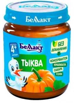 Пюре Беллакт Гарбуз, 100 г - Pampik