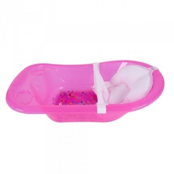 Багатофункціональний гамак для дитячої ванночки Sevi bebe, рожевий (8697) - Pampik - 2