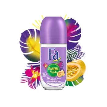 Дезодорант роликовый Fa Ритмы Бразилии Ipanema Nights аромат ночного жасмина, 50 мл - Pampik - 2