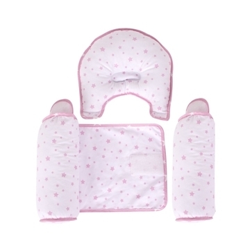 Позиціонер для сну Sevi bebe, з подушкою для голови, рожевий (33-2) - Pampik - 2
