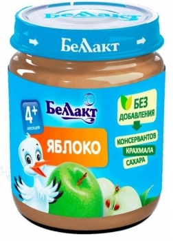 Пюре Беллакт Яблуко, 100 г - Pampik