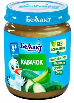 Пюре Беллакт Кабачок, 100 г - Pampik