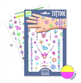 Набор наклеек на тело Djeco Дженис (DJ09587) - Pampik