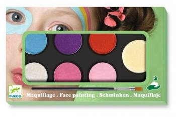 Грим для обличчя Djeco Ніжність, палітра з 6 кольорів (DJ09231) - Pampik