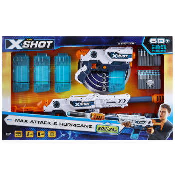 Набор скорострельных бластеров Zuru X-Shot Excel Clip Blaster (36123Z) - Pampik