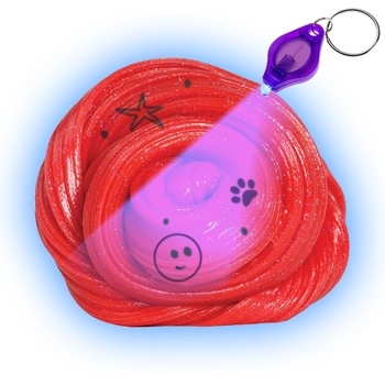 Розумний пластилін Thinking Putty Red, Light & Blue, 80 г (ti17004) - Pampik - 2
