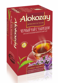 

Черный чай Alokozay с чабрецом, 25 пакетиков-конвертов