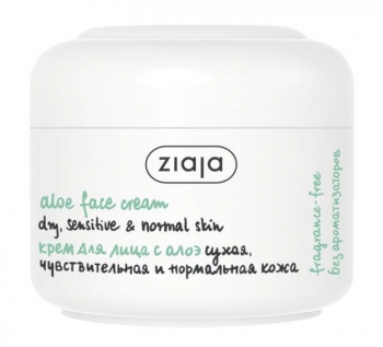 Біо-крем для обличчя Ziaja Алое, непарфумований, 50 мл - Pampik
