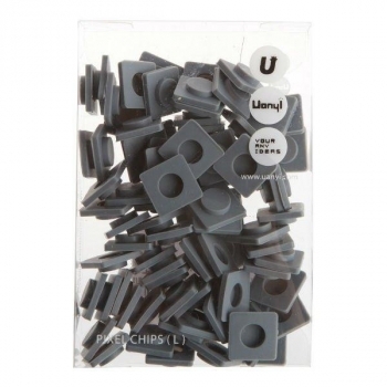 Пиксели для рюкзака Upixel Big, серый, 80 шт. (WY-P001S) - Pampik