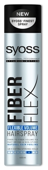 Лак для волосся Syoss Flexible Volume фіксація 4, 400 мл - Pampik