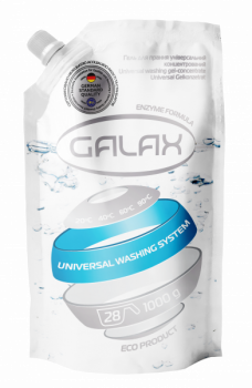 Гель для прання Galax Універсальний, для білих і кольорових тканин, 1 л - Pampik