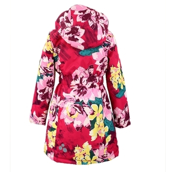 Пальто Huppa Luisa Fuchsia Pattern, поліестер, р.140, фуксія (12430010-91363-140) - Pampik - 2