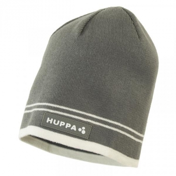 Вязаная шапка Huppa Tom Gray, хлопок, L, серый (80120000-90048-00L) - Pampik