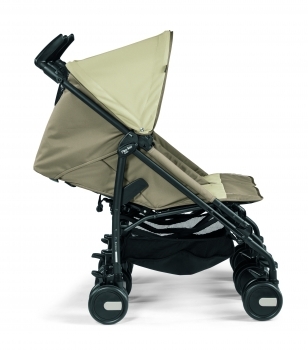 Візок для двійні Peg-Perego Pliko Mini Twin Class Beige, бежевий (IP04280000SU36SU56) - Pampik - 2