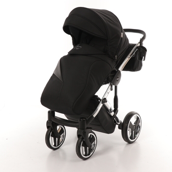 Універсальна коляска 2 в 1 Junama Diamond S-line 03, чорний (JD-SL-03) - Pampik - 5