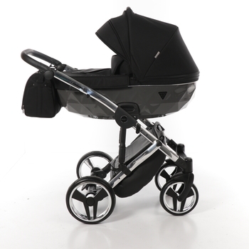 Універсальна коляска 2 в 1 Junama Diamond S-line 03, чорний (JD-SL-03) - Pampik - 2