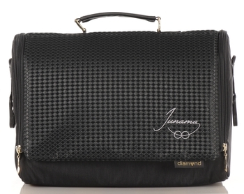 Універсальна коляска 2 в 1 Junama Diamond S-line 02, чорний з золотим (JD-SL-02) - Pampik - 14